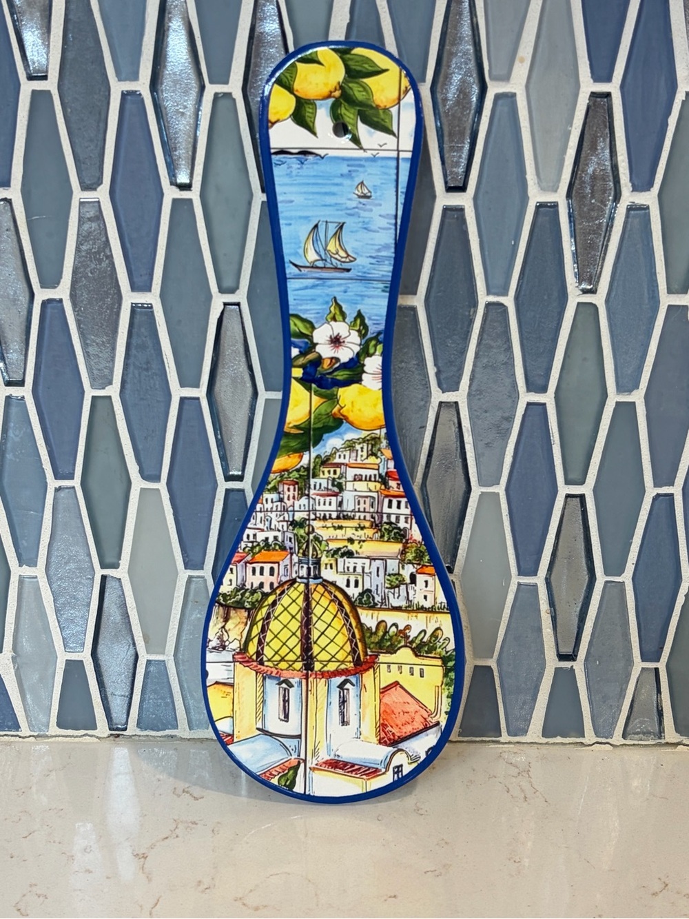 ๐ Italian Ceramic Spoon Rest